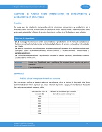 Actividad 1: Análisis sobre interacciones de consumidores y productores en el mercado