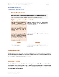 Actividad de aprendizaje 5: Procesamiento de la información