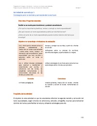 Actividad de aprendizaje 5: Estrategias para la revisión y corrección de la escritura