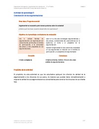 Actividad de aprendizaje 5: Coevaluación de las argumentaciones