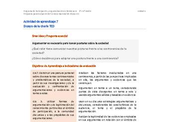 Actividad de aprendizaje 7: Ensayo de la charla TED