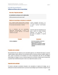 Actividad de aprendizaje 7: Reflexiones finales sobre el aprendizaje