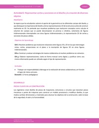 Actividad 2: Representar cortes y secciones en el diseño y creación de diversos objetos