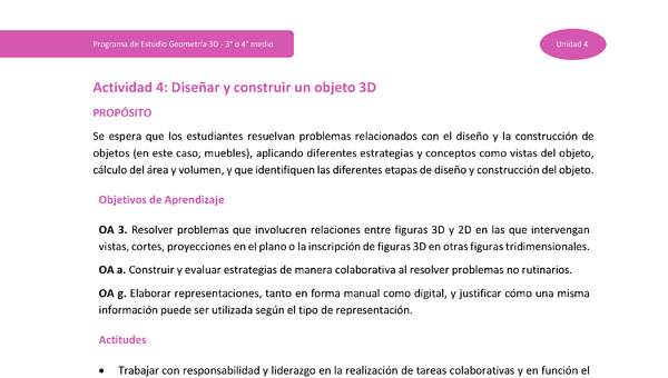 Actividad 4: Diseñar y construir un objeto 3D