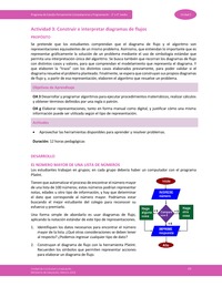 Actividad 3: Construir e interpretar diagramas de flujos