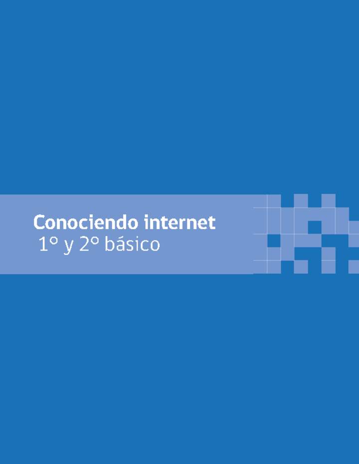 Conociendo internet 1° y 2° básico