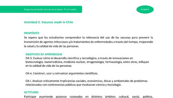 Actividad 2: Vacunas made in Chile