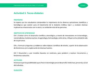 Actividad 3: Tecno – diabetes