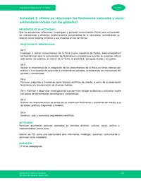 Actividad 3: ¿Cómo se relacionan los fenómenos naturales y socioambientales locales con los globales?