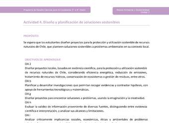 Actividad 4: Diseño y planificación de soluciones sostenibles