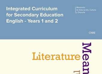 Integrated curriculum for secondary education english. Years 1 and 2