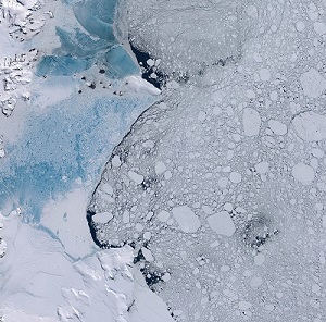 Reducción de las capas de hielo polar