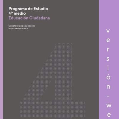 Programa de Estudio Educacion Ciudadana 4°medio