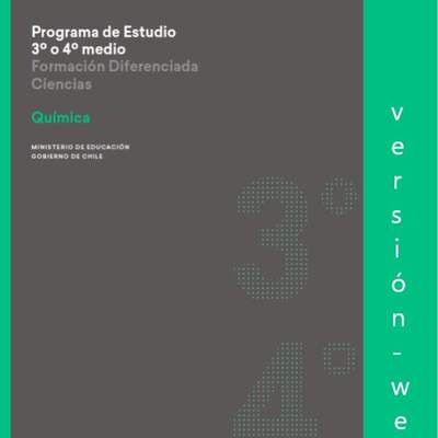 Programa de Química para 3° o 4° medio Diferenciado HC