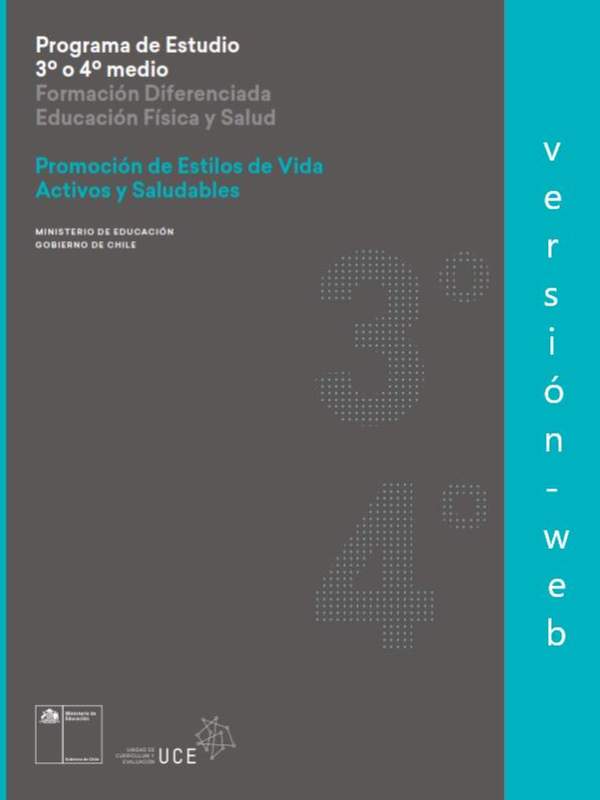 Programa de Promoción de estilos de vida activos y saludables para 3° o 4° medio Diferenciado HC