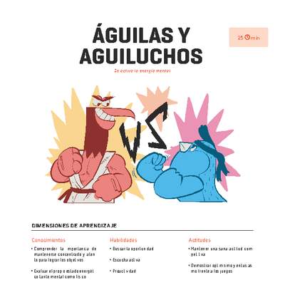 Clase 3. Juego Águilas y aguiluchos