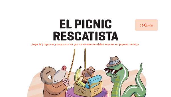 Clase 1. Juego El picnic rescatista