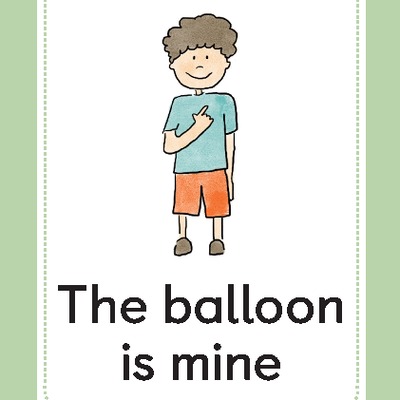 The balloon is... - The balloon is mine