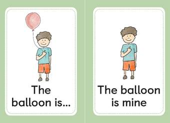The balloon is... - The balloon is mine