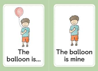 The balloon is... - The balloon is mine