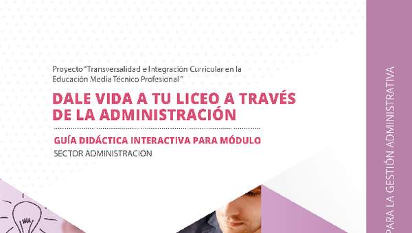 Guía didáctica para el módulo Aplicaciones informáticas para la gestión administrativa