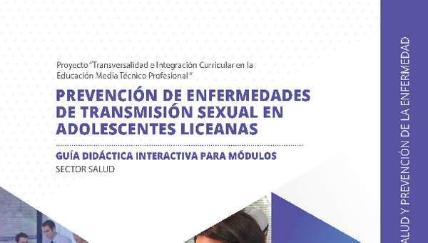 Guía didáctica del módulo "Promoción de la salud y prevención de la enfermedad"