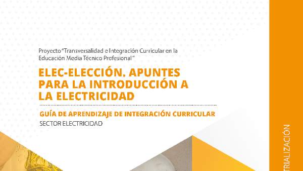 Guía de integración curricular "Introducción al proceso de industrialización"