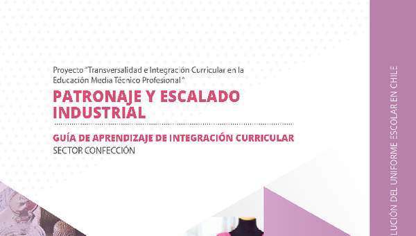 Guía de integración curricular "Historia y evolución del uniforme escolar en Chile"