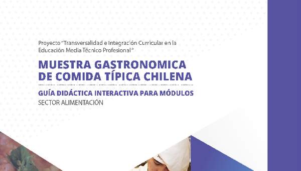 Guía de integración curricular "Globalización cultural y gastronómica"