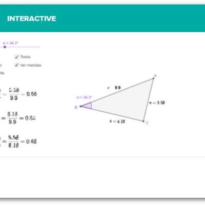 Noción de Razón Trigonométrica: seno, coseno y tangente