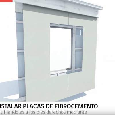 Aislación Térmica - Muro Exterior tabique de madera EIFS