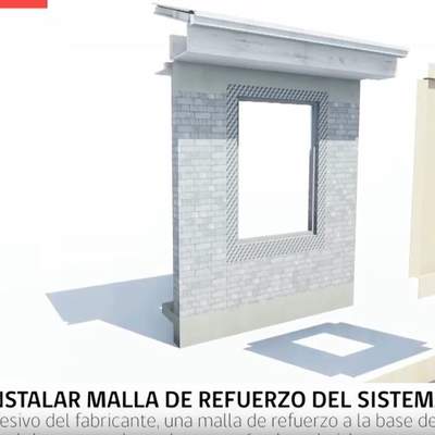 Aislación térmica - muro exterior hormigón albañilería EIFS Aislación térmica - muro exterior hormigón albañilería EIFS