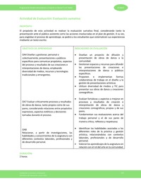 Actividad de evaluación sumativa