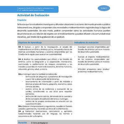 Actividad de evaluación Unidad 2