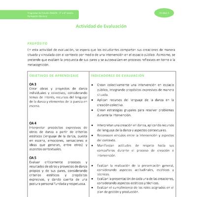 Actividad de evaluación sumativa