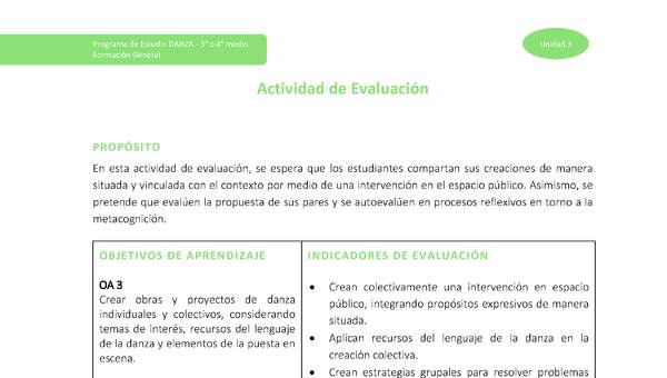 Actividad de evaluación sumativa