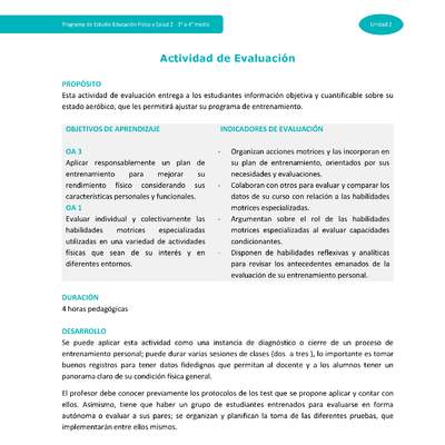 Actividad de Evaluación Unidad 2