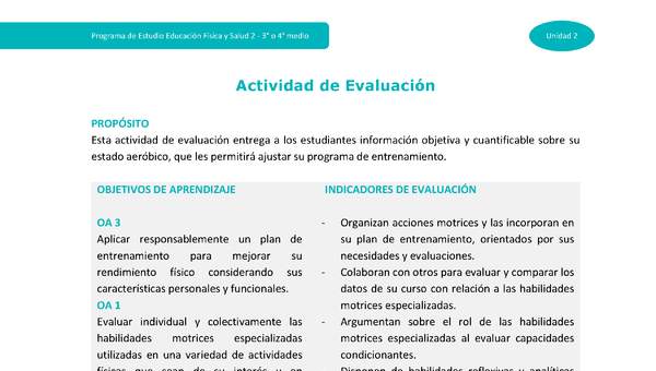 Actividad de Evaluación Unidad 2