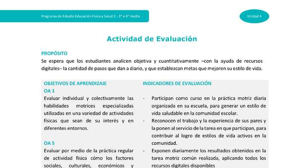 Actividad de Evaluación Unidad 4