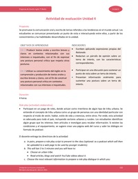 Actividad de evaluación: New trends evaluation