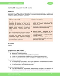 Actividad de evaluación: Creando escenas