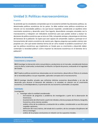 Unidad 3: Políticas Macroeconómicas