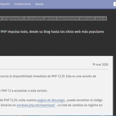 Lenguaje PHP
