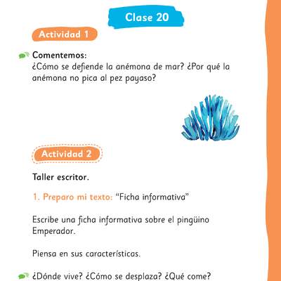 Lenguaje, comunicación y literatura: Clase N° 20