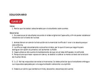 Solucionario Lenguaje y comunicación 4ºbásico Unidad 1 Semana 5