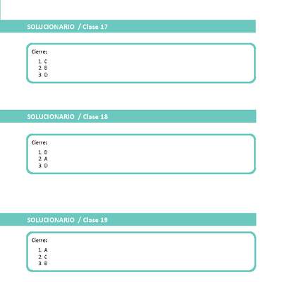 Solucionario Matemática 2° medio Unidad 1 Semana 5