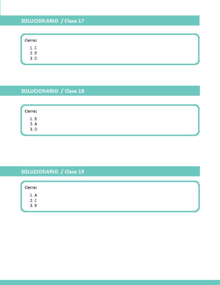 Solucionario Matemática 2° medio Unidad 1 Semana 5