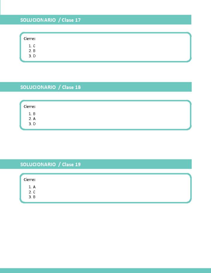 Solucionario Matemática 2° medio Unidad 1 Semana 5