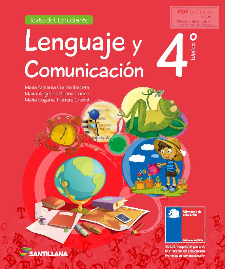 Lenguaje y Comunicación 4º básico. Texto del estudiante