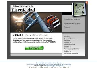 Programa interactivo de introducción a la electricidad básica